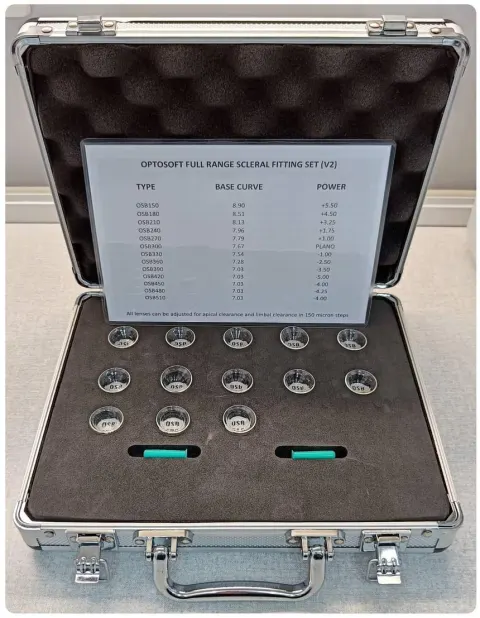 Optosoft full-range scleral lens fitting set