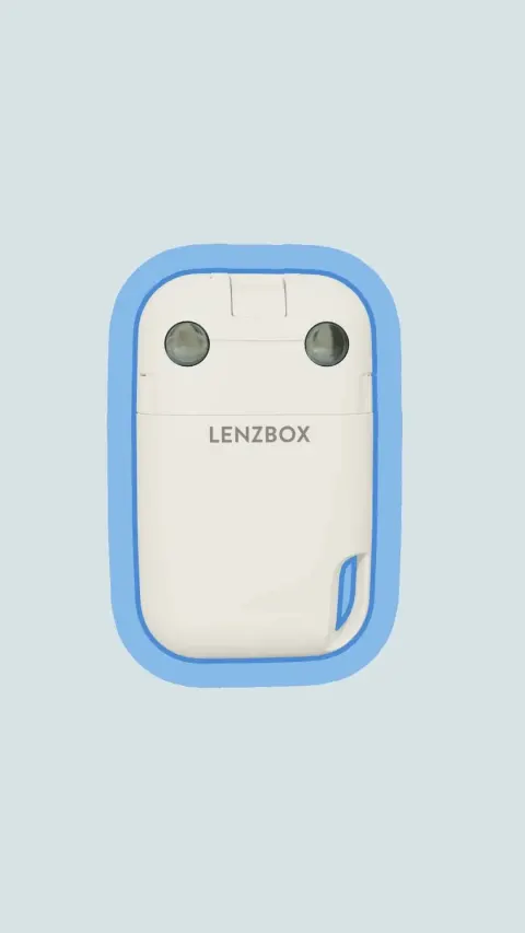 Lenzbox device - front view